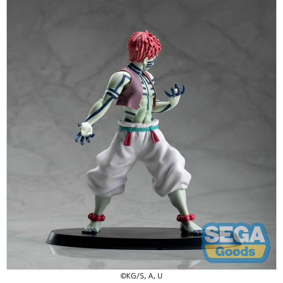 Figura SPM de Akaza de Demon Slayer con base negra - 2