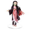 Figura SPM de Nezuko Kamado de Demon Slayer con kimono rosa y base blanca