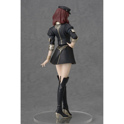 Figura Pop Up Parade de Dorothea Arnault con atuendo oscuro y base transparente