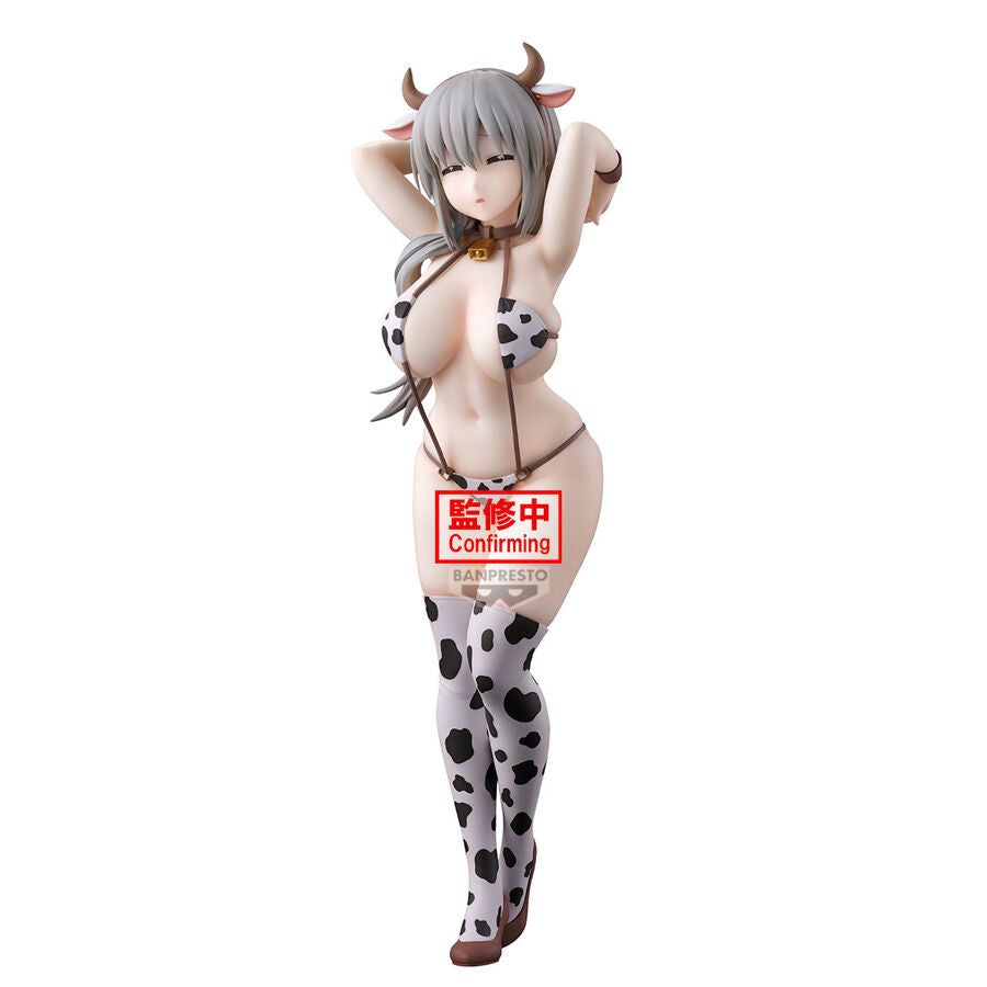 Figura de Uzaki Tsuki Glitter & Glamorous con disfraz de vaca - 2