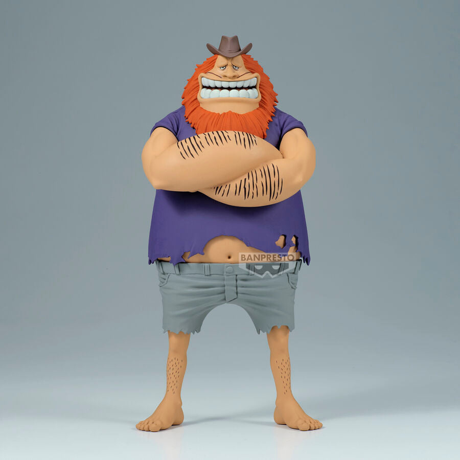 Figura de Jaguar D. Saul de One Piece con sombrero y brazos cruzados - 2