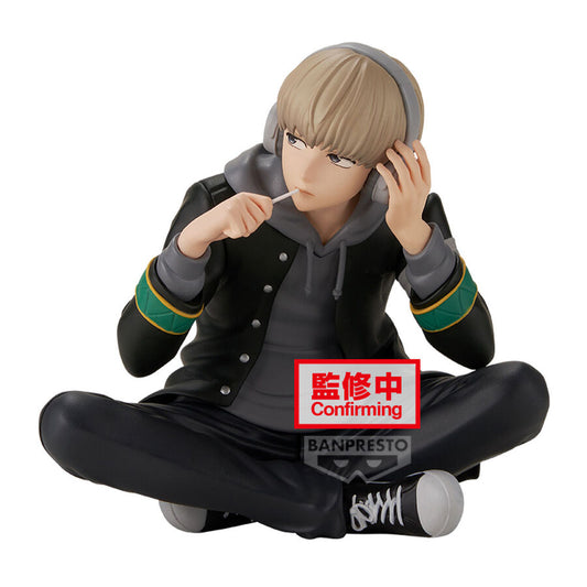 Figura de Kaji Ren de Wind Breaker sentado con auriculares - 2