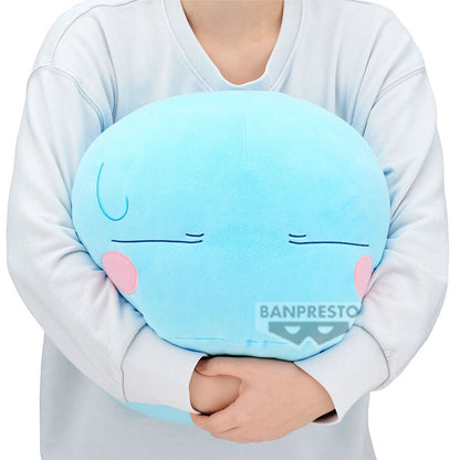 Peluche azul de Rimuru en forma de slime con mejillas rosas - 2