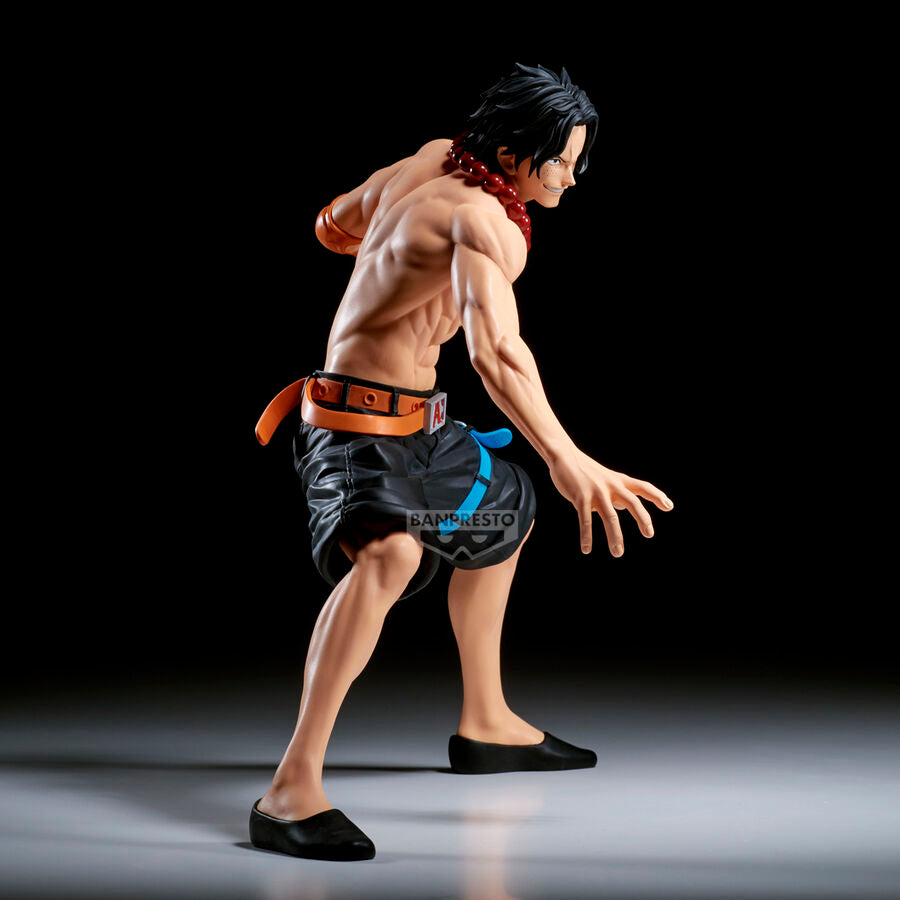 Figura Grandista de Portgas D. Ace de One Piece en pose de acción - 3