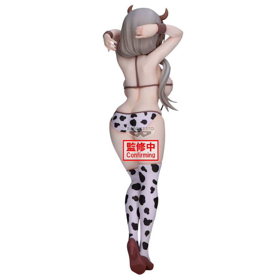 Figura de Uzaki Tsuki Glitter & Glamorous con disfraz de vaca - 4