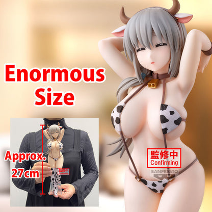 Figura de Uzaki Tsuki Glitter & Glamorous con disfraz de vaca - 5