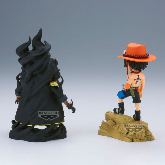 Figura Banpresto de Portgas D. Ace y Marshall D. Teach de One Piece - 5