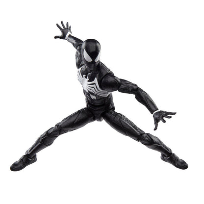 Figura articulada de Peter Parker con traje negro de Spider-Man y emblema blanco - 10