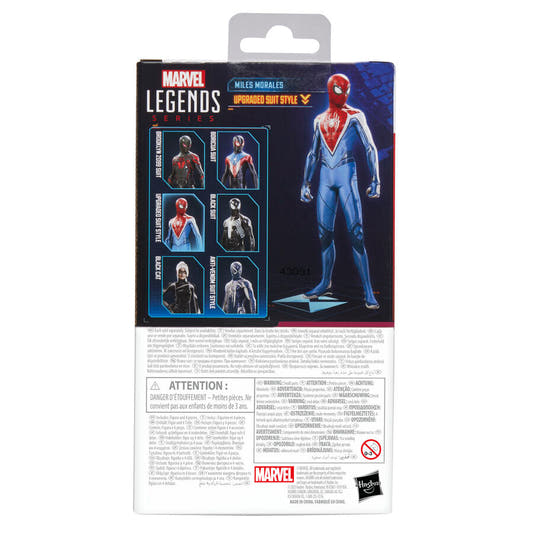 Figura articulada de Miles Morales con traje azul, rojo y blanco de Spider-Man 2 - 5