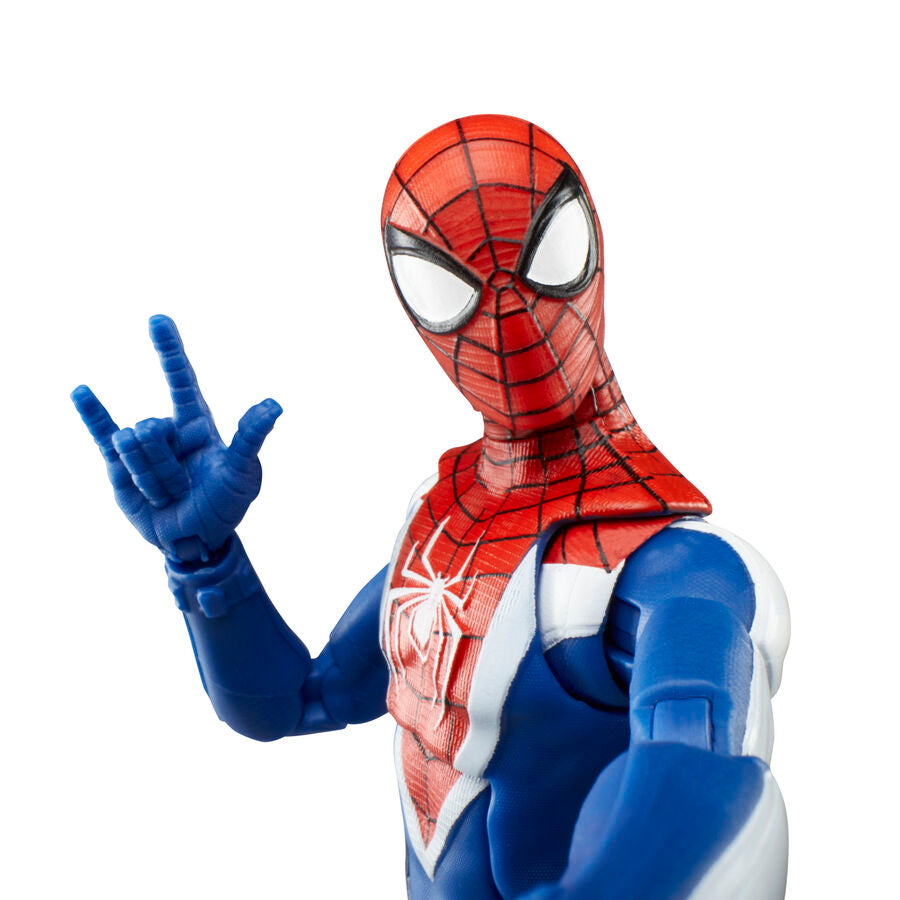 Figura articulada de Miles Morales con traje azul, rojo y blanco de Spider-Man 2 - 8