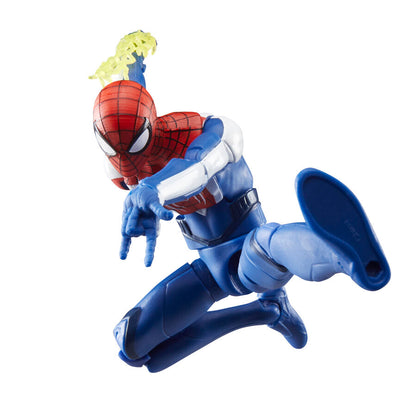Figura articulada de Miles Morales con traje azul, rojo y blanco de Spider-Man 2 - 9