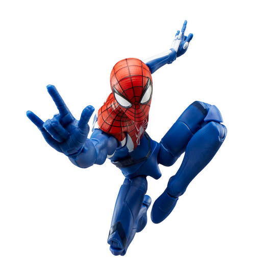 Figura articulada de Miles Morales con traje azul, rojo y blanco de Spider-Man 2 - 10