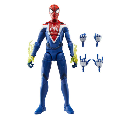 Figura articulada de Miles Morales con traje azul, rojo y blanco de Spider-Man 2 - 3
