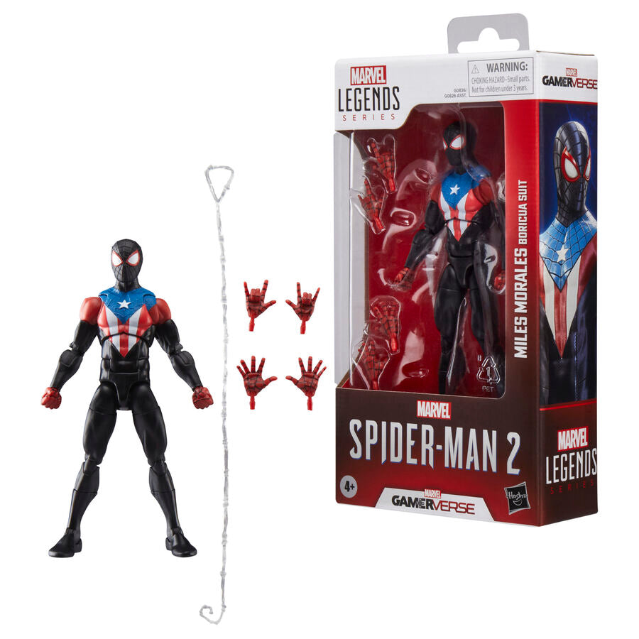Figura articulada de Miles Morales Boricua Suit de Spider-Man 2 - 4