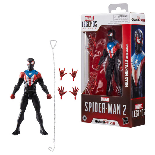 Figura articulada de Miles Morales Boricua Suit de Spider-Man 2 - 4