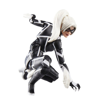 Figura articulada de Black Cat Felicia Hardy con traje negro y blanco - 5