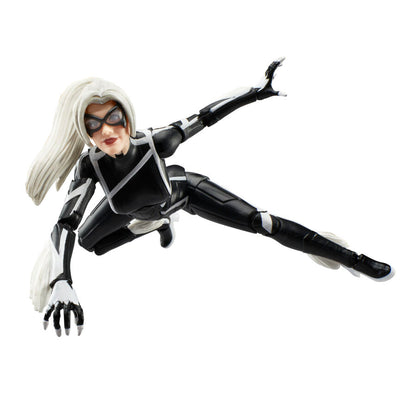 Figura articulada de Black Cat Felicia Hardy con traje negro y blanco - 9