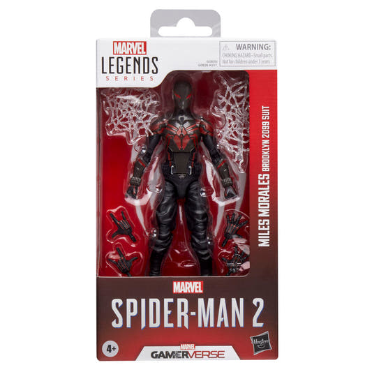Figura articulada de Miles Morales con traje Brooklyn 2099 negro y rojo - 2
