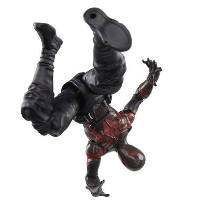 Figura articulada de Miles Morales con traje Brooklyn 2099 negro y rojo - 4