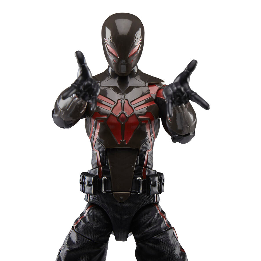 Figura articulada de Miles Morales con traje Brooklyn 2099 negro y rojo - 5