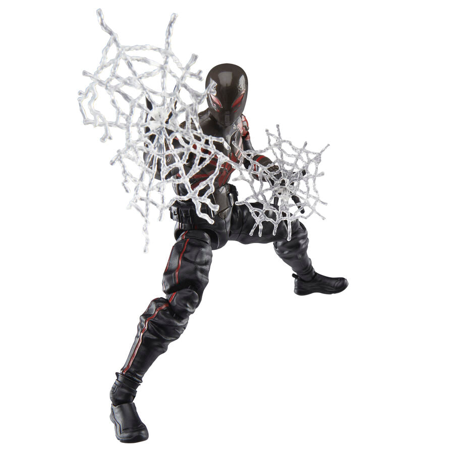 Figura articulada de Miles Morales con traje Brooklyn 2099 negro y rojo - 8