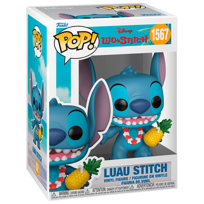 Figura Funko POP de Stitch Luau con collar floral y piña - 2