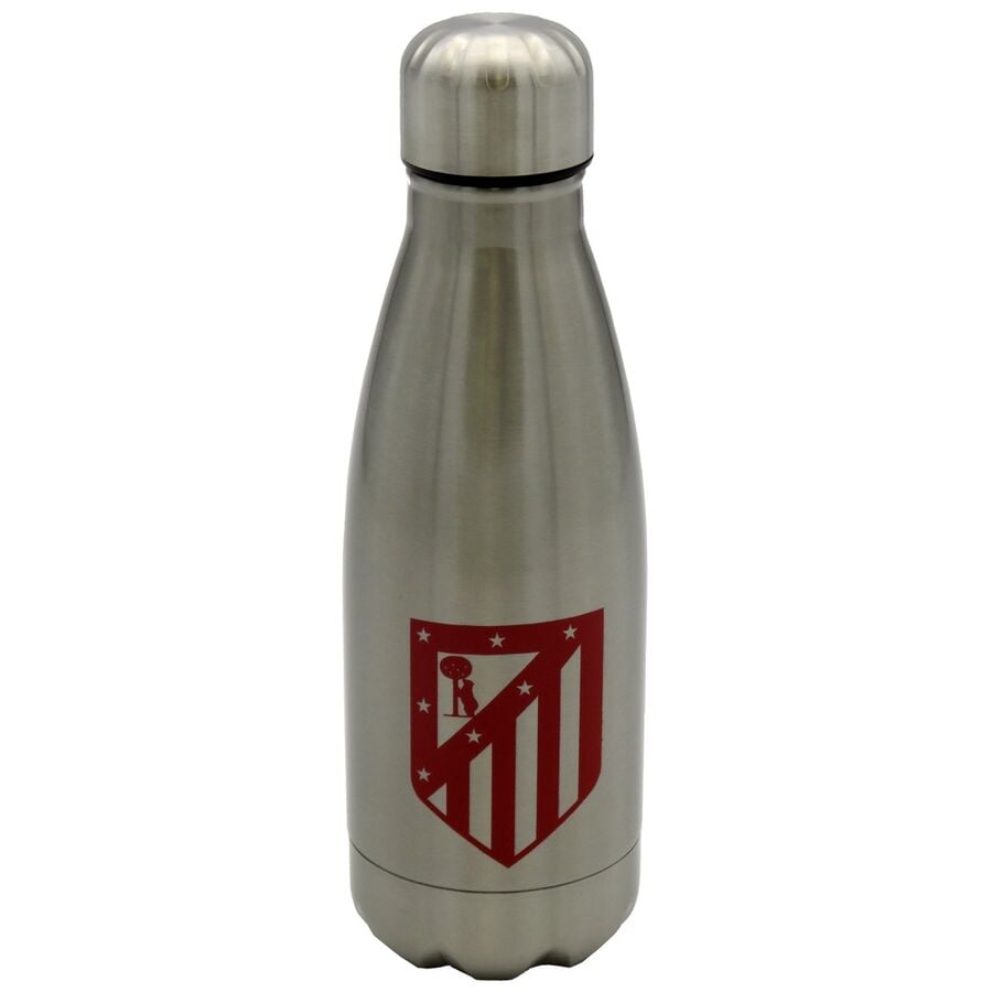 Botella de acero inoxidable de 550 ml con escudo del Atlético de Madrid