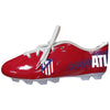 Portatodo rojo con forma de bota del Atlético de Madrid