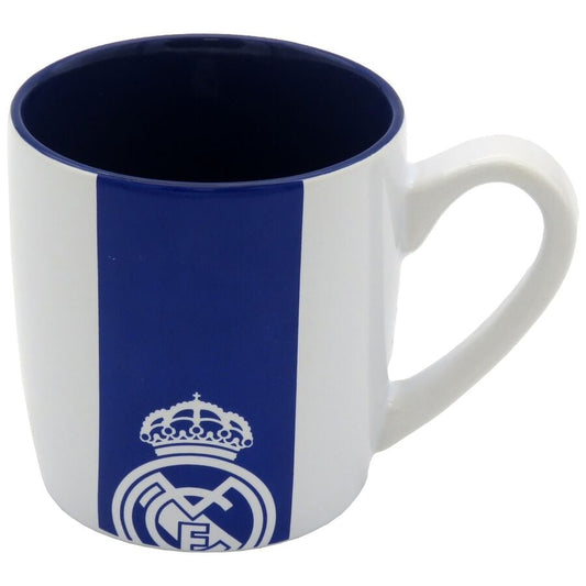 Taza de cerámica del Real Madrid blanca y azul de 380 ml