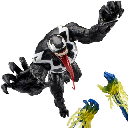 Figura articulada de Venom Marvel Legends en pose dinámica - 6
