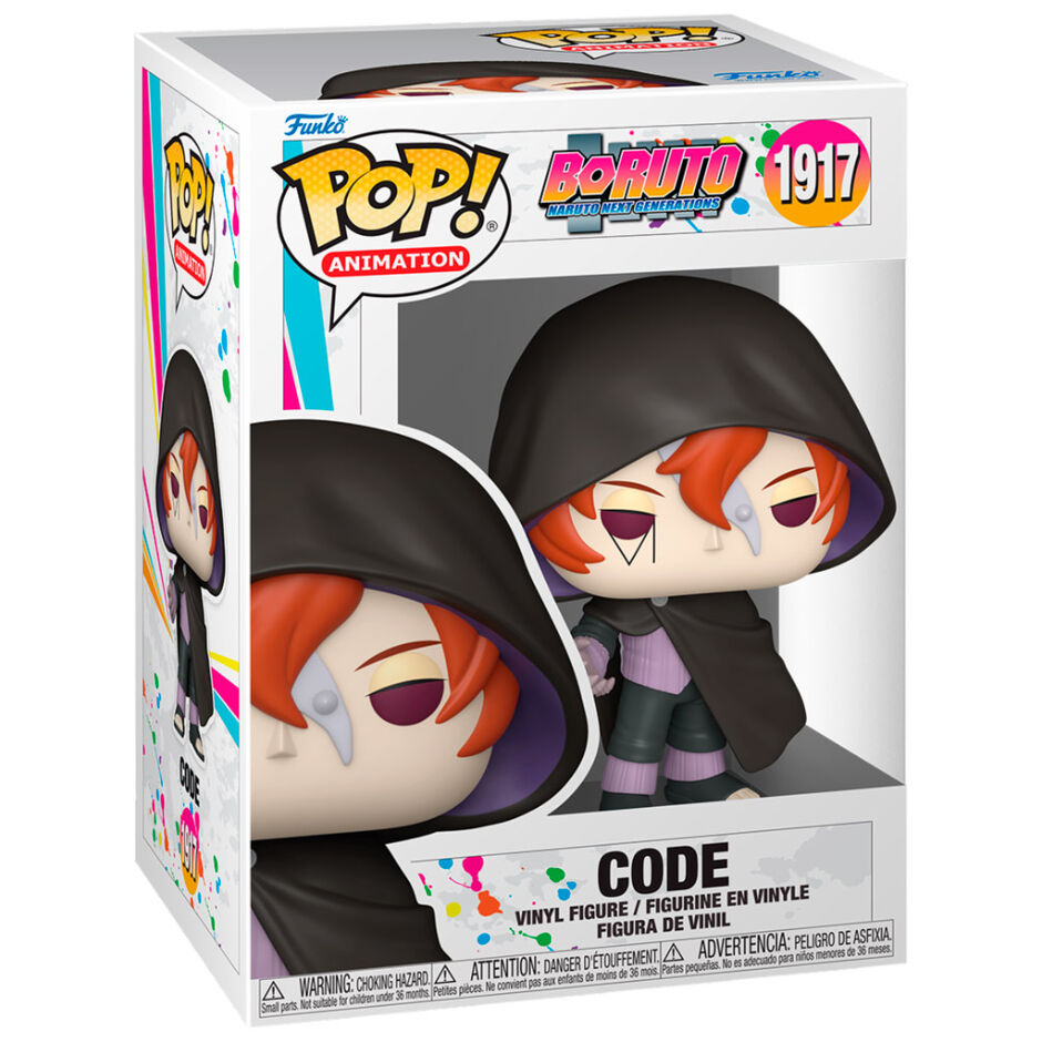 Figura Funko POP! de Code con capa negra y cabello naranja - 2