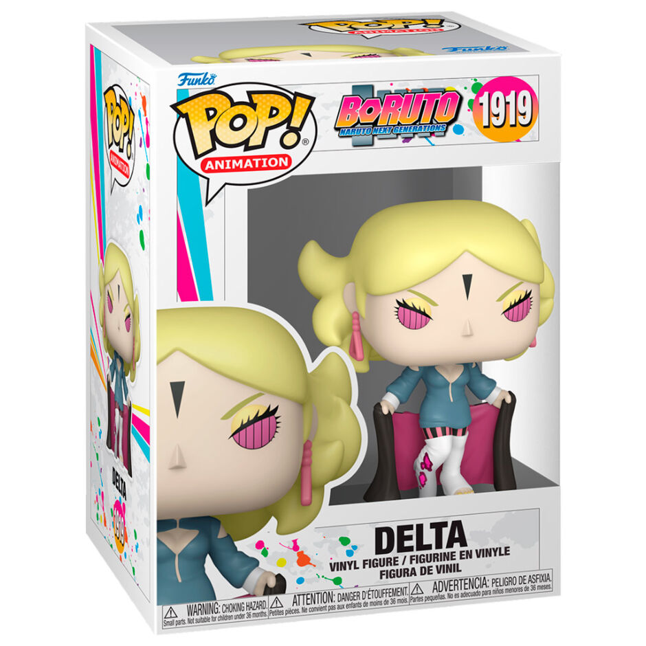Figura Funko POP! de Delta de Boruto con cabello rubio y ojos rosas - 2