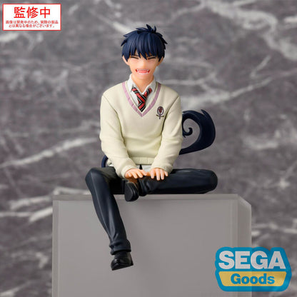 Figura PM Perching de Rin Okumura sentado con uniforme escolar