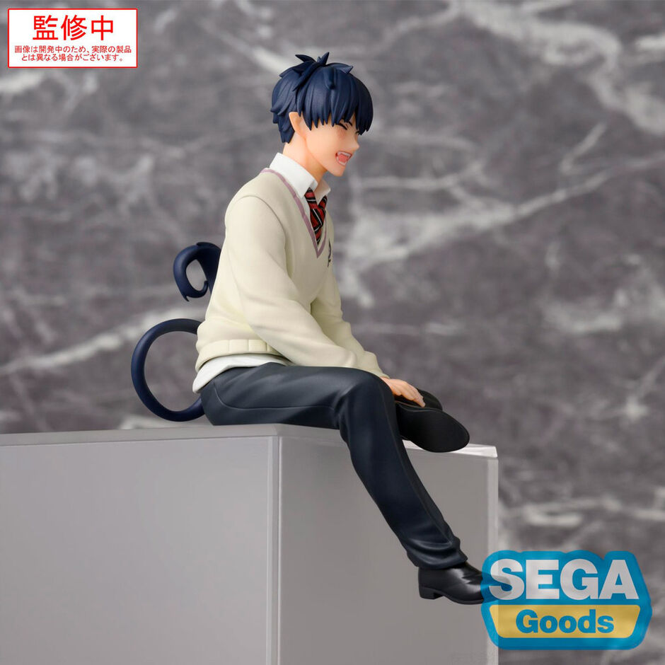 Figura PM Perching de Rin Okumura sentado con uniforme escolar - 2