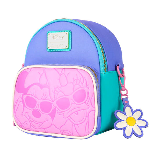 Mochila Loungefly Disney de Daisy y Minnie con charm de flor - 4