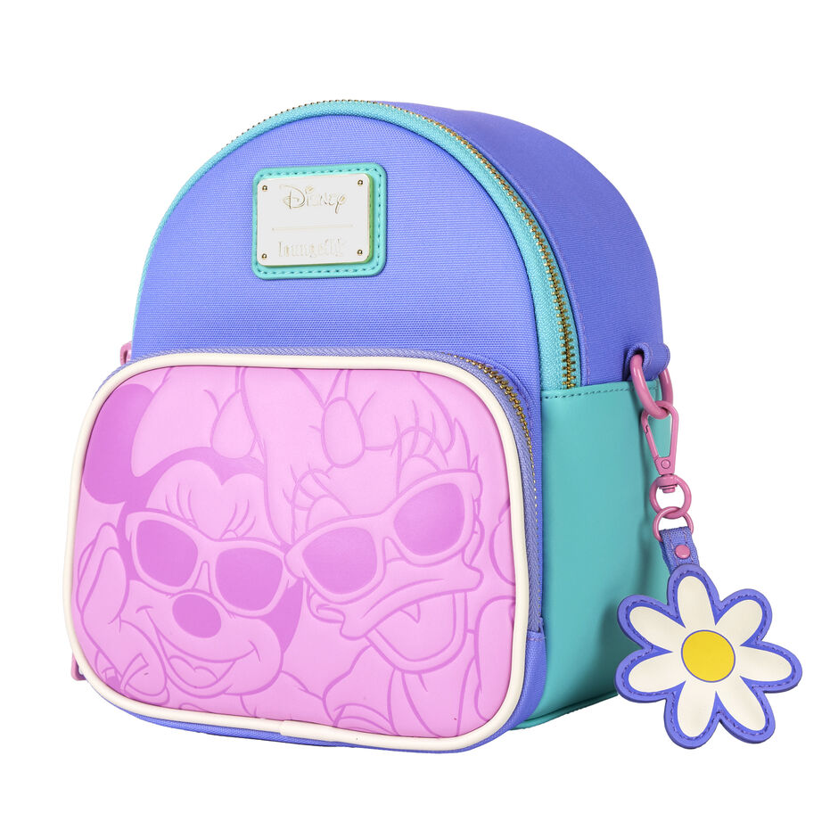 Mochila Loungefly Disney de Daisy y Minnie con charm de flor - 4