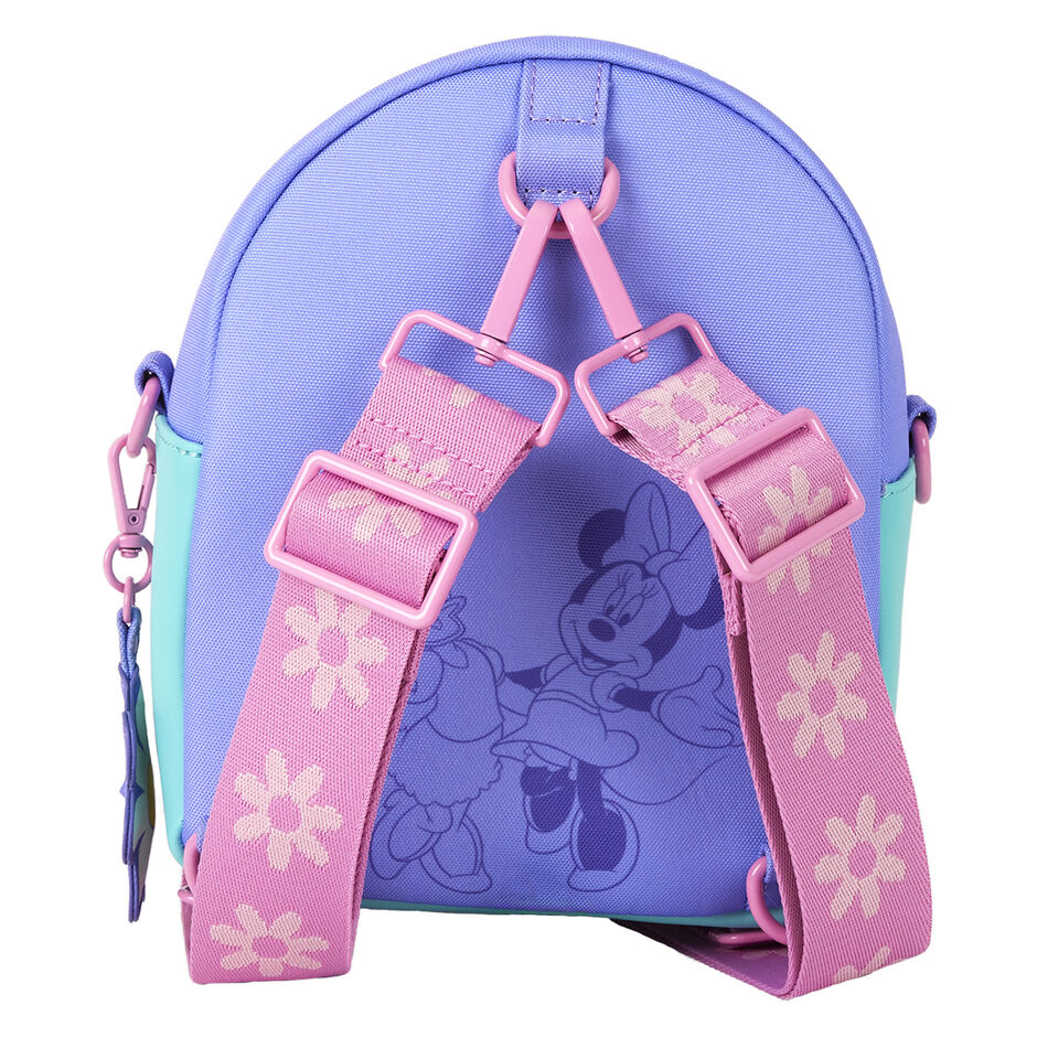 Mochila Loungefly Disney de Daisy y Minnie con charm de flor - 3