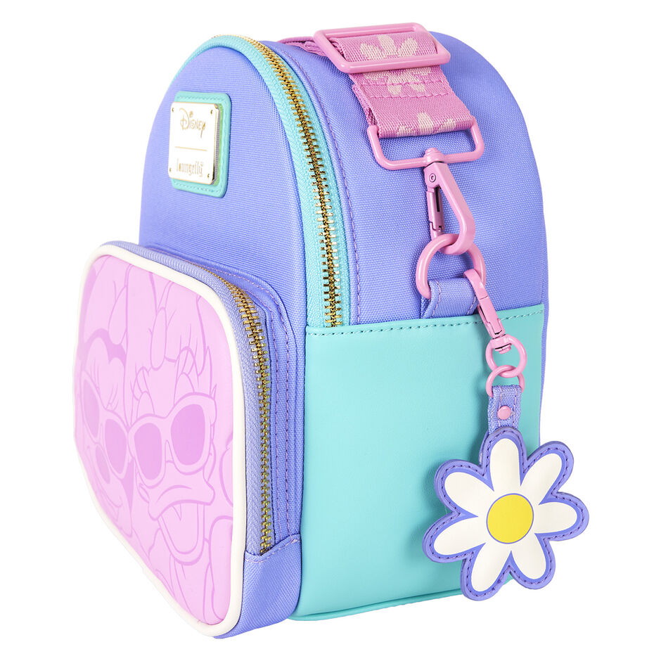 Mochila Loungefly Disney de Daisy y Minnie con charm de flor - 2