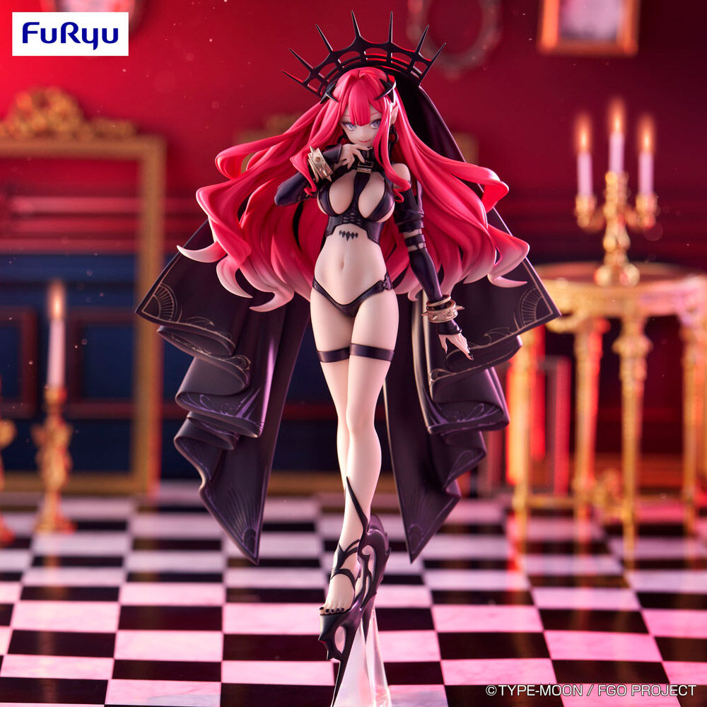 Figura Archer Baohan Sith de Fate/Grand Order con cabello rojo y atuendo negro - 2