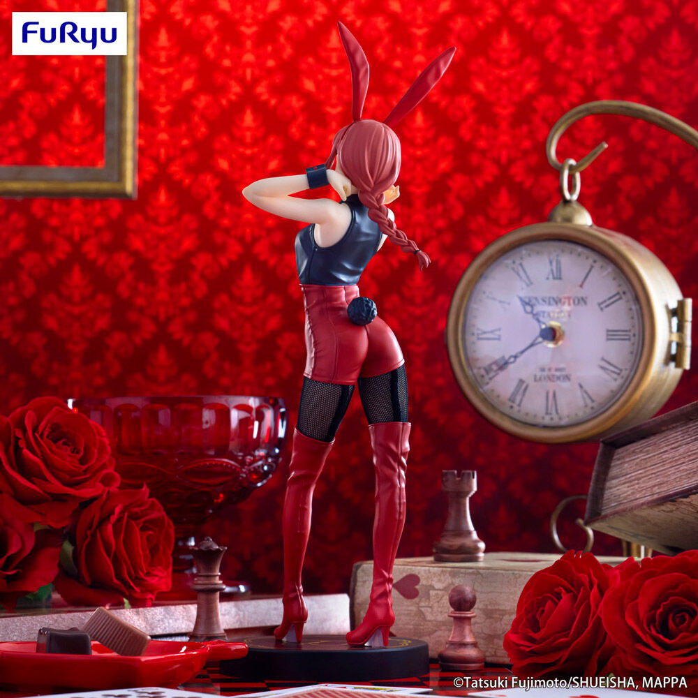 Figura de Makima de Chainsaw Man Red Color con orejas de conejo - 3