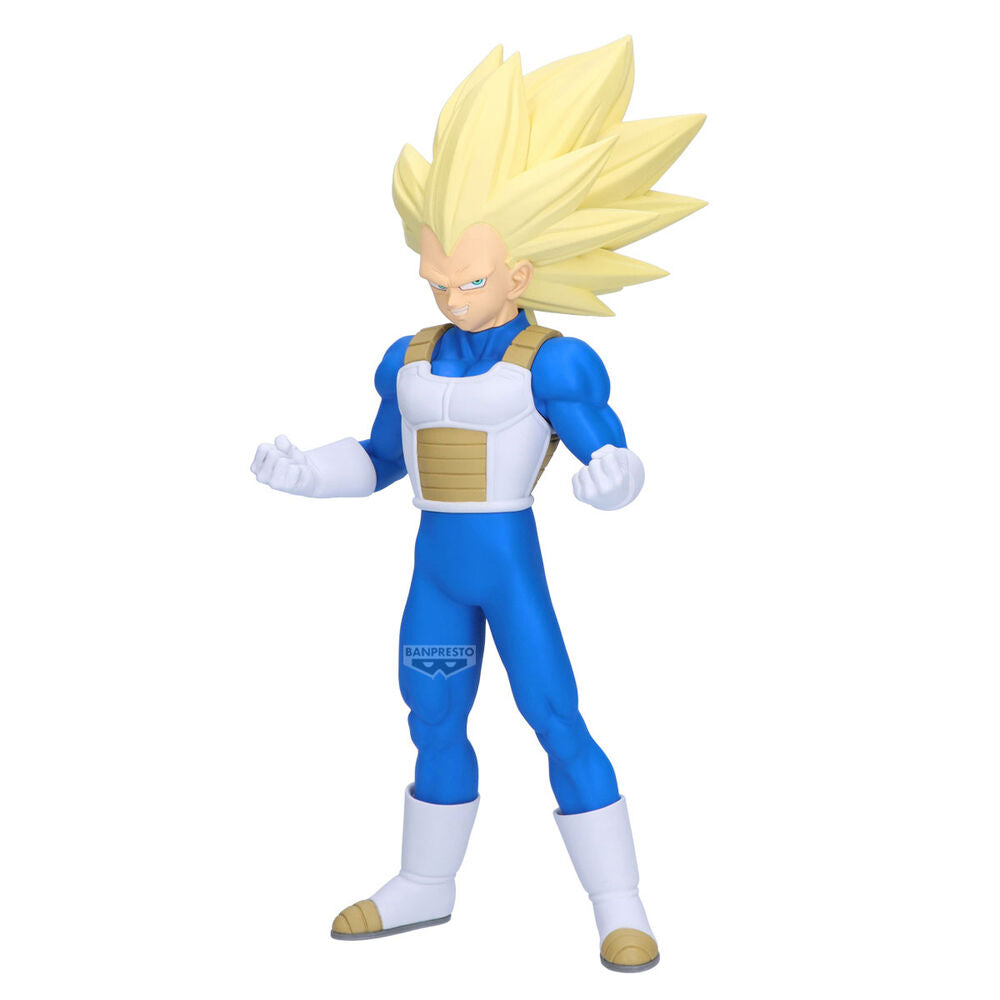 Figura de Vegeta de Dragon Ball Daima con armadura de combate