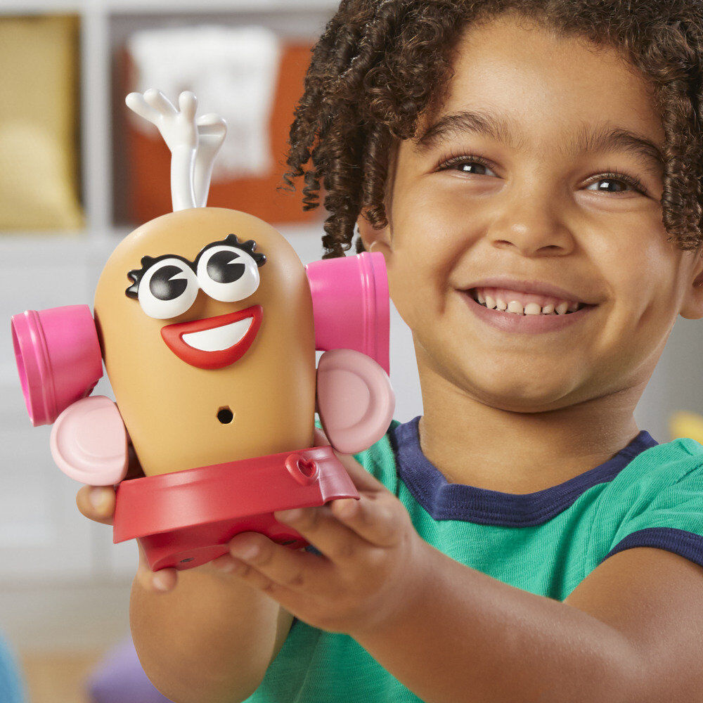 Mrs. Potato Head de HASBRO con pelo rubio y accesorios rosas - 4