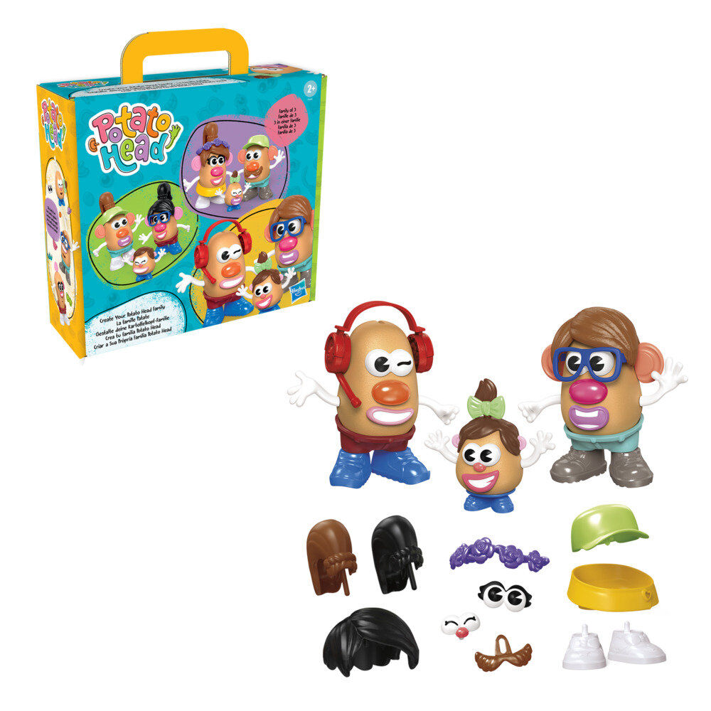 Set Mr. Potato Head Crea tu familia con tres cuerpos y accesorios
