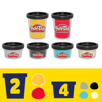Laboratorio de armaduras Iron Man Marvel Play-Doh con figura y moldes - 13