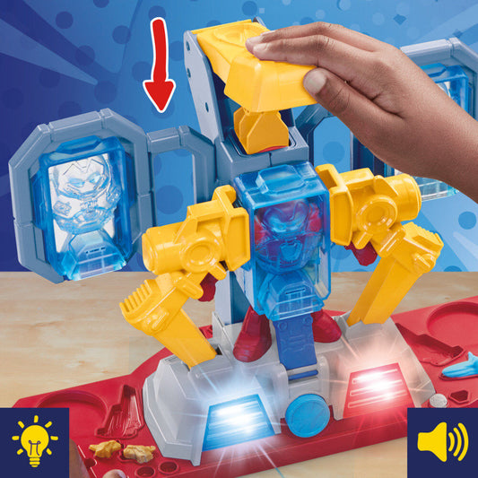 Laboratorio de armaduras Iron Man Marvel Play-Doh con figura y moldes - 15