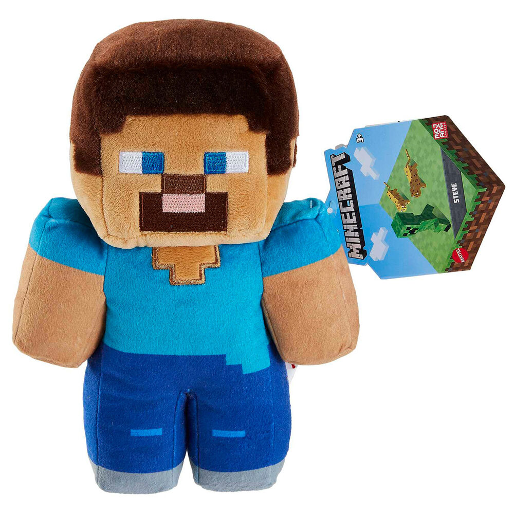 Peluche Minecraft surtido con diseños pixelados - 12