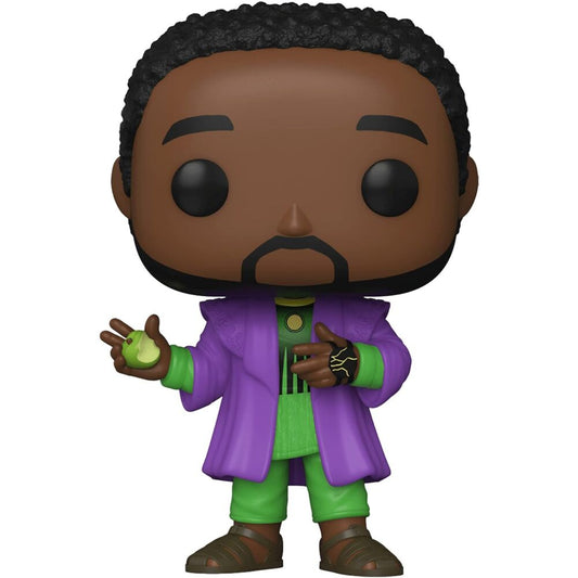 Figura Funko POP! de He Who Remains con abrigo morado y manzana verde
