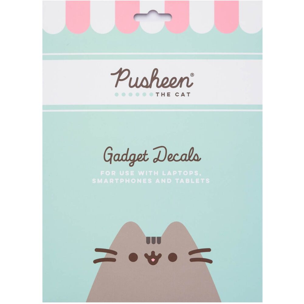 Set de pegatinas reutilizables Pusheen para dispositivos