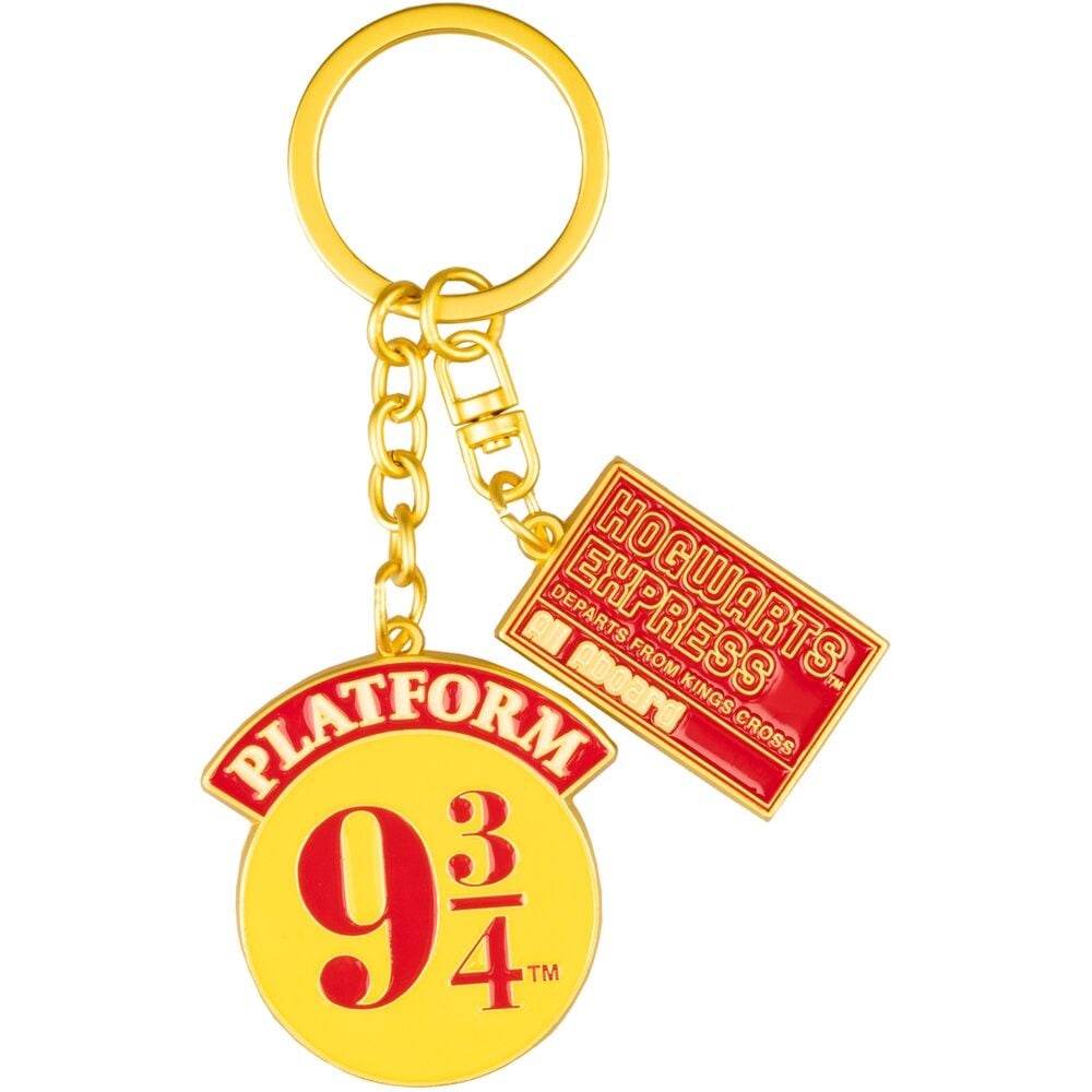 Llavero Harry Potter Andén 9 3/4 con placa de Hogwarts Express