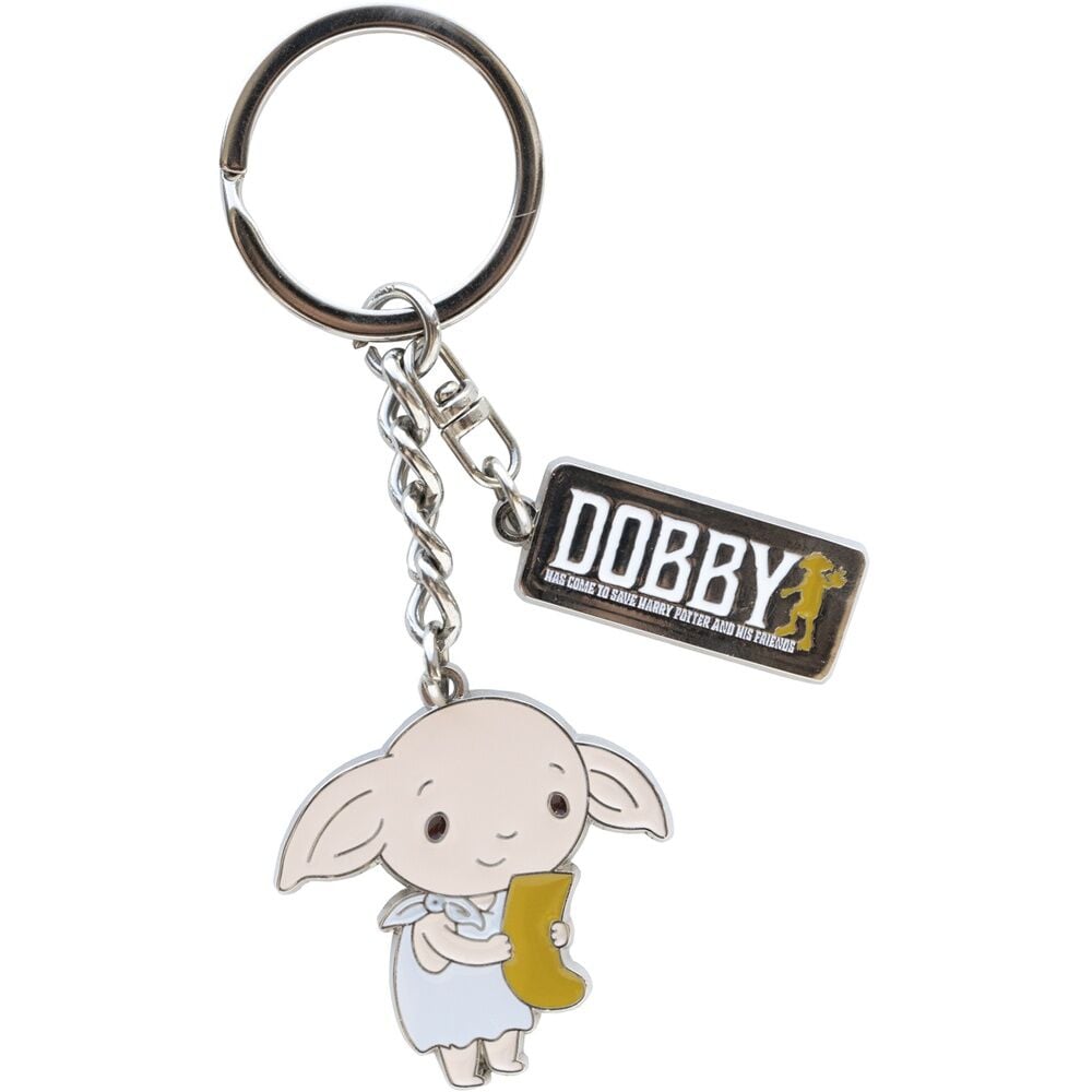 Llavero de Dobby de Harry Potter con calcetín amarillo